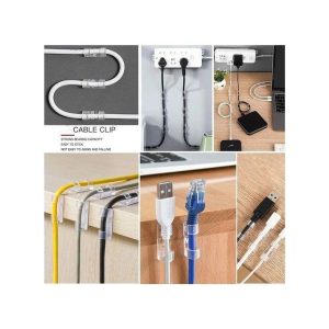 16 Pcs Hanging Wire And Cable Tracker/Organizer