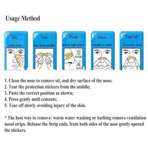 30pcs Nasal Strips For Reduce Snoring Nasal Congestion Relief Better Breath Improve Sleeping