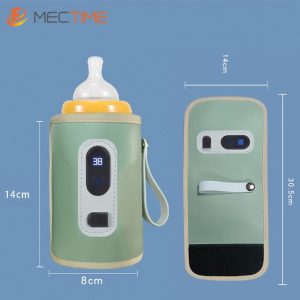 5-Gear Digital Display Baby Bottle Warmer Bag Milk Warmer