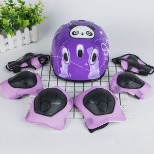 5 In 1 Kids Helmet With Helmet, Knee, Elbow/wrist Pads Guards Upto 15yrs