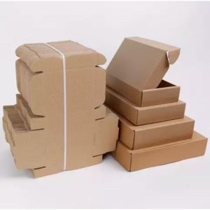 50 Pieces High Quality Paper Packaging Cardboard Boxes Kraft Paper Boxes