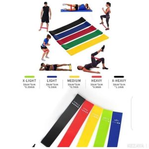 5Pc Different Level Fitness Yoga Resistance Bands