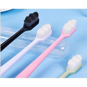 5PCS Super Soft Bristle Toothbrush Teeth Care Oral Cleaning Tools - Pink