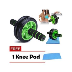 AB Wheel Abs Roller Workout Arm And Waist Fitness Exerciser Wheel (Free Knee Mat).