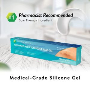 Aroamas Scar Advanced Scar Gel, Medical Grade Silicone Scar Gel