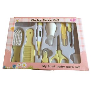 Baby Care Baby Grooming Kit With Thermometer & Care Products.