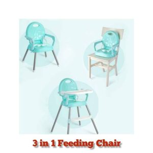 Baby Dining Feeding Chair, Deluxe 3-in-1