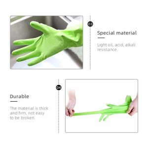 Barksdale Dish Washing Cleaning Rubber Gloves