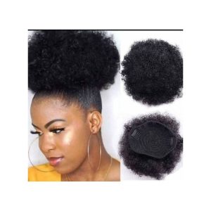 Beauty Afro Hair Bun Ponytail Hair Extension+FREE COMB