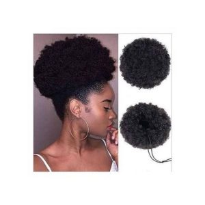 Beauty Afro Hair Bun Ponytail Hair Extension+FREE COMB