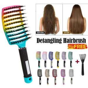 Beauty Hair Brush For Detangling Weave/Wig Brush Sculp Massager