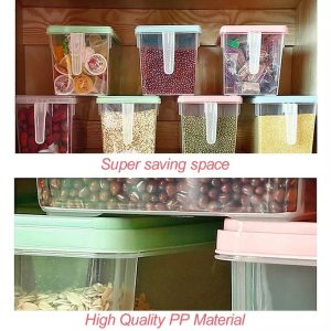 Cereal Container Food Storage Container With Lid And Handle