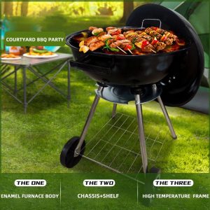 Charcoal Grill/Choma Grill/Kettle Grill/BBQ Grill - 43CM