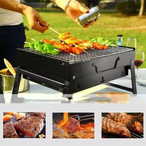 Charcoal Grill Foldable BBQ For Outdoor Camps