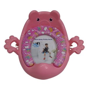 Children Potty/ Toilet Training Seat With Handles-Pink