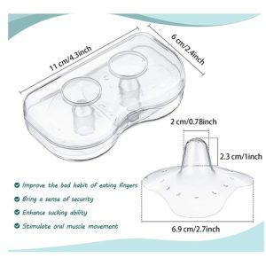 Colourless Nipple Shield Protector Set