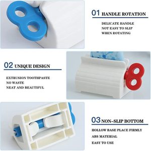 Cosmetic Squeezer Reduce Waste Tube Roller Clip