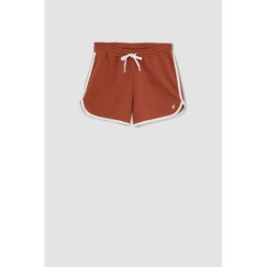 Defacto Woman Standart Fit Knitted Short - Orange