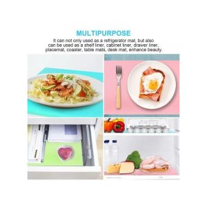 Durable Washable Refrigerator Mats Drawer Placemats 4 Pack