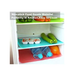 Durable Washable Refrigerator Mats Drawer Placemats 4 Pack