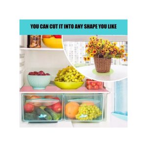 Durable Washable Refrigerator Mats Drawer Placemats 4 Pack