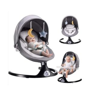 Electric Baby Swing With Remote Control- Side To Side Motion with a feeding area