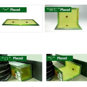 Fashion 10 pieces environment-friendly Non-Toxic Mouse Rat Trap Sticky Glue Board Green Green as picture