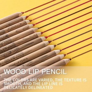 Fashion 12pcs Lip Liner Pencil Set - Water-Resistant Matte Finish, All Skin Types, Long-Lasting Sweatproof Natural Look, Multi-Color Variety Pack