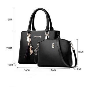 Fashion 2 PCS Women Bags Ladies Bags Handbags Purse Shoulder Bags Tote Bags Hobo Bags