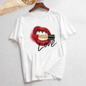 Fashion 2 PCS Women T-shirts Tshirts Ladies Tops Women Tees Sets Female Clothes