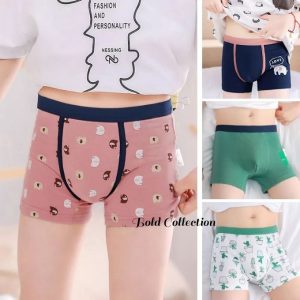 Fashion 3PCs Cutest Comfy Pure Cotton Boys Boxers