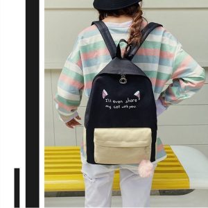 Fashion 4 PCS Women Bags Backpacks Ladies Bags Handbags School Bags Purse Tote Bags