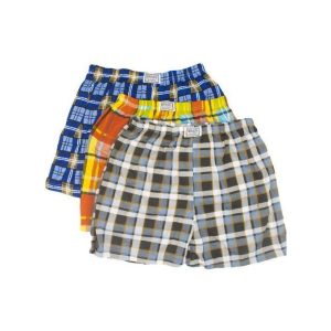 Fashion 6Pcs Soft Cotton Checked Men's Boxers – Size 30-40