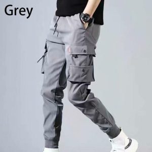 Fashion Ankle-Length Trousers Sportswear Boys Joggers Summer Men Pants Tie Feet Overalls