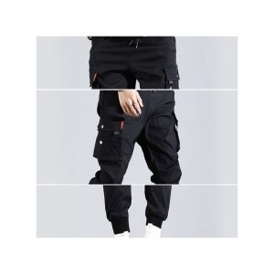 Fashion Ankle-Length Trousers Sportswear Boys Joggers Summer Men Pants Tie Feet Overalls