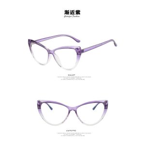 Fashion Chic Retro Cat Eye Anti Blue Light Blocking Computer Glasses for Women