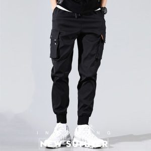 Fashion Men Pants Trousers Overalls Cargo Pants Men Clothes