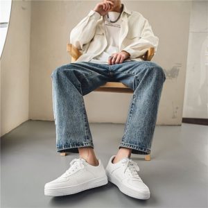 Fashion Men's Classic Casual Board Shoes - White