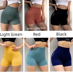 Fashion Sexy Stretchy Tummy Tuck Highwaist Biker Shorts