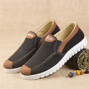 Fashion Slipon Shoes Loafers Shoes Canvas Shoes Casual Shoes Mens Sneaker Black