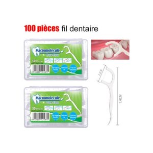 Fil Dentaire & Cure Den 100 Pieces White