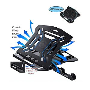 Foldable Portable Laptop Stand With Mobile Phone Stand 2 In 1