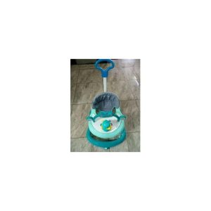 GREEN Trendy Baby Walker With Music And Push Handle