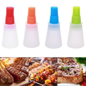 Heat Resistant Silicon Honey Oil Bottle BBQ Brush