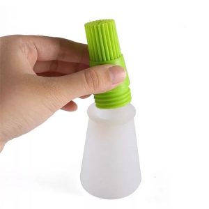 Heat Resistant Silicon Honey Oil Bottle BBQ Brush