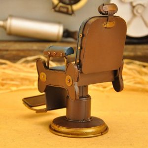 Iron Model Decorations Creative Crafts Barber Chair