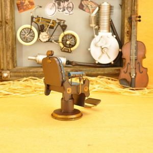 Iron Model Decorations Creative Crafts Barber Chair