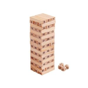 JENGA TOYS GAMES MULTICOLOR 54pcs Blocks