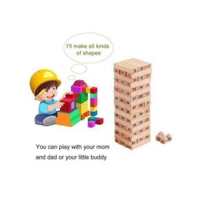 JENGA TOYS GAMES MULTICOLOR 54pcs Blocks