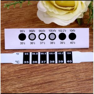 Kids / Adult Thermometer for Fever in Celsius & Fahrenheit, Reusable at Home & Travel